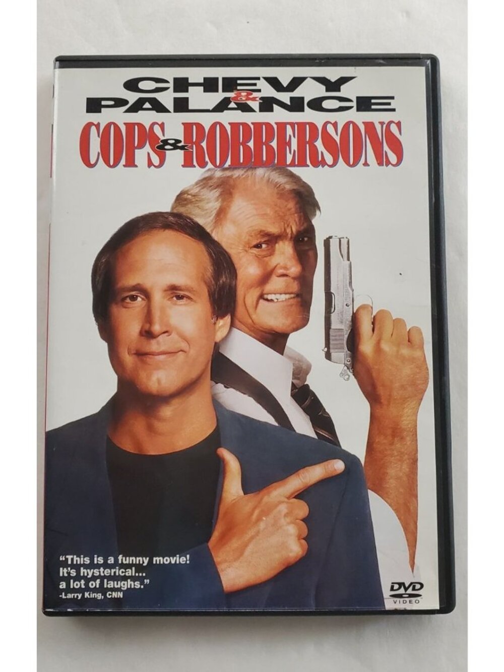 Cops & Robbersons DVD 2001 Chevy Chase & Jack Palance with Slipcover